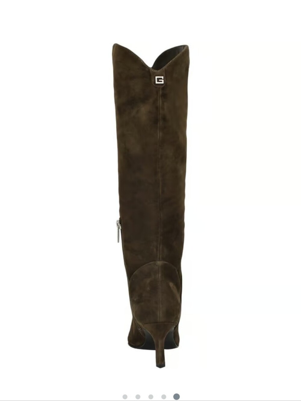 Women's Tall Suede Knee-High Boots in Dark Brown